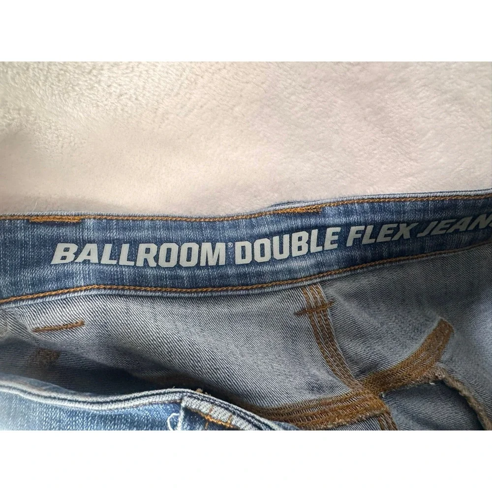 Duluth Trading Co Ballroom Double Flex Carpenter Jeans Mens‎ 38x30 Blue Denim